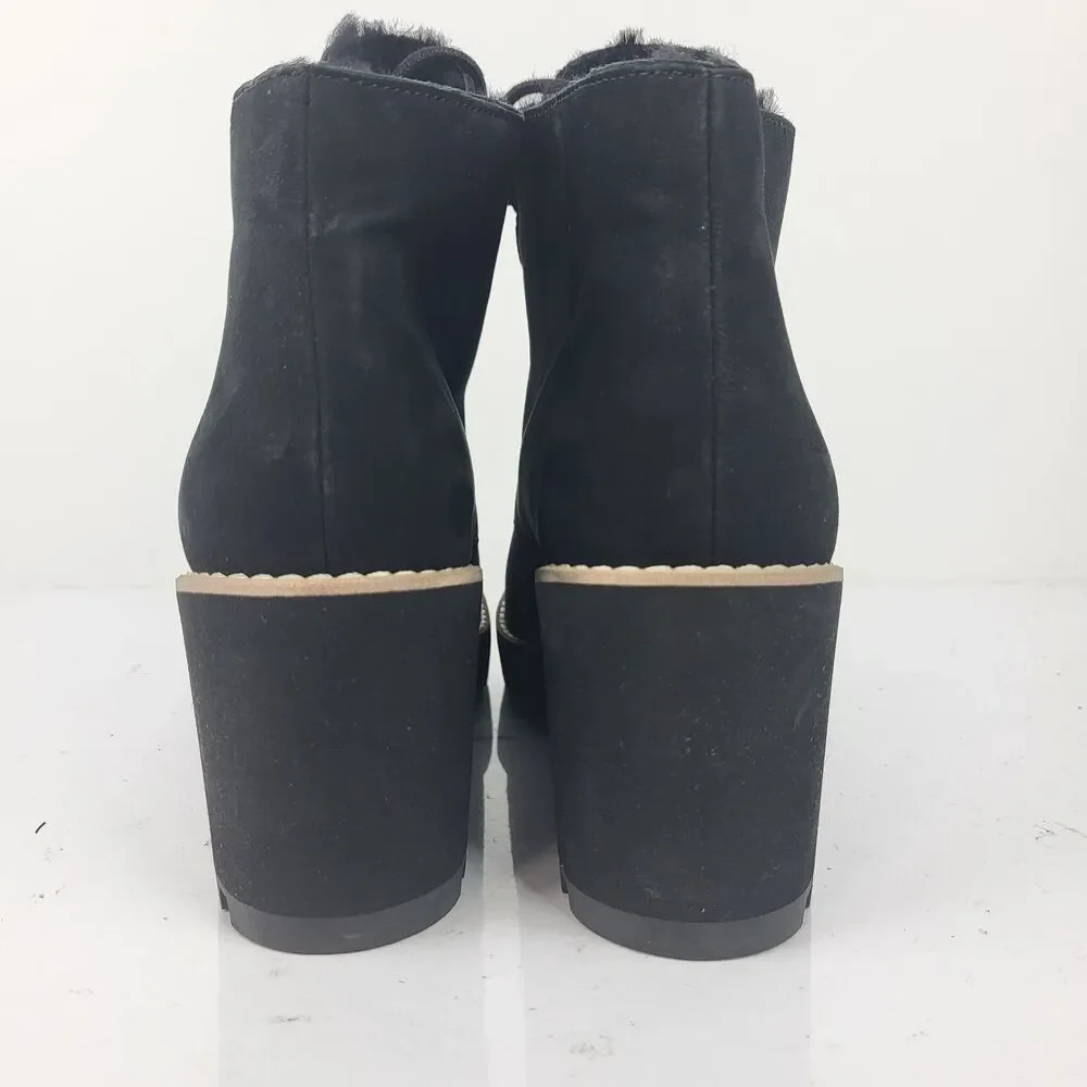Eileen Fisher Capa  Boots Booties Wedge Black Size 7